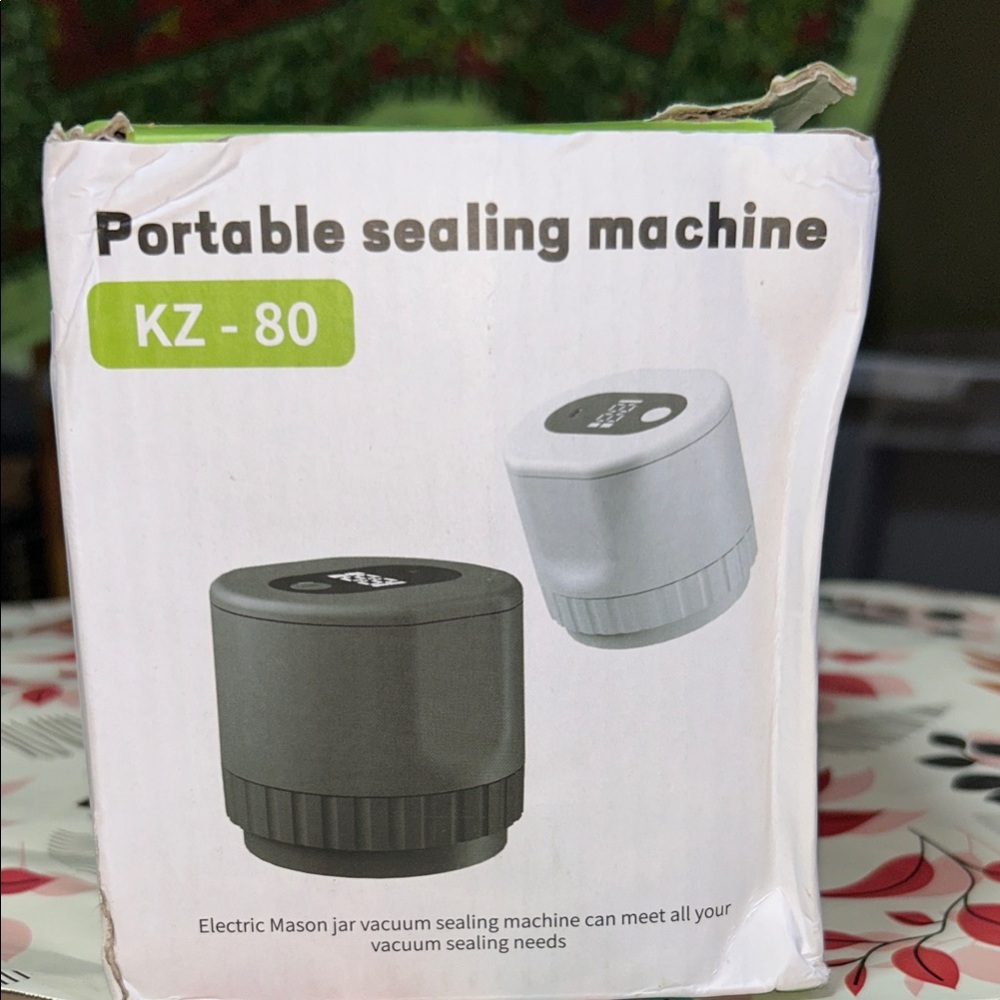 Portable Sealing Machine - Black and Gray. Everything seen in pics. Never used.